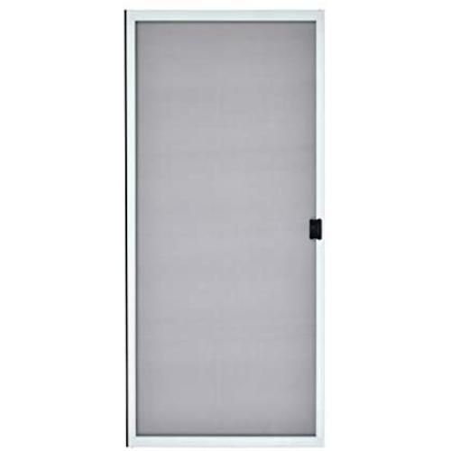 K.D. Standard Aluminum Sliding Patio Screen Door Kit 36'' x 80'' (White) - 1-7/8'' Frame