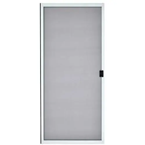 K.D. Standard Aluminum Sliding Patio Screen Door Kit 36'' x 80'' (White) - 1-7/8'' Frame K.D. Standard Aluminum Sliding Patio Screen Door Kit 36'' x 80'' (White) - 1-7/8'' Frame