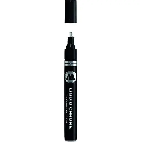 MOLOTOW Liquid Chrome Alcohol Paint Pump Marker, 4mm, 1 Each (703.103) MOLOTOW Liquid Chrome Alcohol Paint Pump Marker, 4mm, 1 Each (703.103)