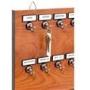 Key Rack, Key Holder #55MCN, Extra Space 55 Bolted Metal Hooks with Customize Name Plate, (60 Set of Tag & Ring Included) - Made in USA