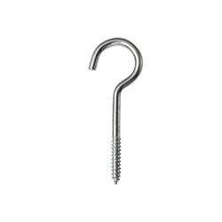 Ceiling Hooks Cup Hook Fine Metal Screw in Hanger for Indoor and Outdoor Use 20 Pieces 2.4 Inches