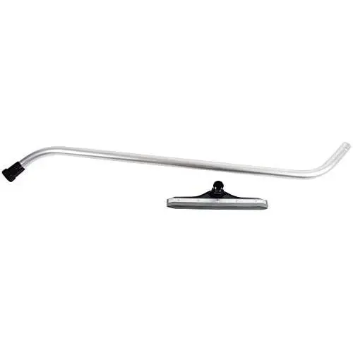 Cen-Tec Systems 94896 Wet/Dry Squeegee Vacuum Attachment with 1-Piece S-Wand, Aluminum