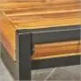 Christopher Knight Home 306426 Noel Outdoor Industrial Acacia Wood and Iron Bench, Teak Finish/Black Metal Christopher Knight Home 306426 Noel Outdoor Industrial Acacia Wood and Iron Bench, Teak Finish/Black Metal