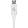 Monoprice USB-A to Micro B Cable - 0.5 Feet - White, Polycarbonate Connector Heads, 2.4A, 22/30AWG - Select Series