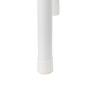 Norwood Commercial Furniture White Stacking Stool Set - Stackable Nesting Stools/Chairs for Kids and Adults - Flexible Seating for Home, Office, Classrooms - Plastic/Metal 17.75'' (Pack of 5)