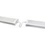 48W Linkable LED Wraparound Flushmount Light 4ft,led Shop Light,4800Lumens 5000K, LED Wrap Light,LED Linear Indoor Lights,LED Puff Light,LED Ceiling Light,50K1pk
