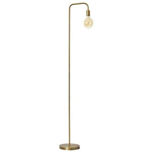 O’Bright Industrial Floor Lamp for Living Room, Metal Lamp, E26 Socket, 70 Inches, Minimalist Design for Decorative Lighting, Stand Lamp for Bedroom, Office, Dorm, Gold