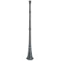 Hepworth Traditional Post Light Pole and Cap Base Classic Bronze 76 3/4'' for Post Garden Yard - John Timberland