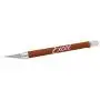 Excel Blades K18 Soft Grip Hobby Knife with 15#11 Craft Knife Replacement Blades - Sharp Hobby Knife - Crafting Supplies - Scrapbook Exacto Knife and Cutting Tool for Precision Cutting - Red
