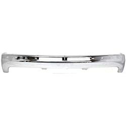 Front Bumper Compatible with 1999-2002 Chevrolet Silverado 1500 Chrome with Brackets