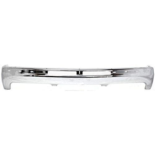 Front Bumper Compatible with 1999-2002 Chevrolet Silverado 1500 Chrome with Brackets