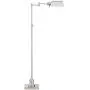 Jenson Modern Pharmacy Floor Lamp Adjustable Swing Arm Brushed Nickel Metal for Living Room Reading Bedroom Office - Regency Hill Jenson Modern Pharmacy Floor Lamp Adjustable Swing Arm Brushed Nickel Metal for Living Room Reading Bedroom Office - Regency Hill