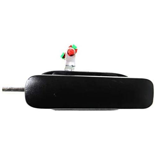 Exterior Rear Door Handle Compatible with FORD ECONOLINE VAN 2008-2014 Sliding Door Textured Black Metal