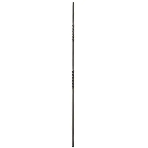 T03 - Iron Balusters - Double Twist - Hollow - 44'' Tall - 1/2'' Square - Box of 15 (Oil-Rubbed Bronze) T03 - Iron Balusters - Double Twist - Hollow - 44'' Tall - 1/2'' Square - Box of 15 (Oil-Rubbed Bronze)
