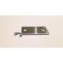 Door Strike Plate Filler | Filler Plate 1 1/8'' x 2 1/4'' | Cylindrical Filler Plate | TUFF STRIKE | Brushed Chrome