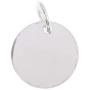 Fityle 925 Sterling Silver Blanks Round Circle Metal Coin Stamping Blank and Crafting Tags Pendants Charms Findings 6mm 8mm 10mm - 3 Pieces 6mm
