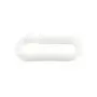 Houseables Plastic Chain, Safety Barrier, 124 Foot, 2'' Links, Light Weight, UV Protected, Accessory for Crowd Control, Queue Line, Decoration, Chains Link Fence (White)