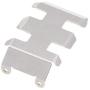 Facibom Metal Chassis Armor Protector Skid Plate Upgrade Accessories for 1/24 RC Crawler Axial SCX24 90081 AXI00002 Parts