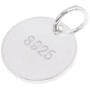 Fityle 925 Sterling Silver Blanks Round Circle Metal Coin Stamping Blank and Crafting Tags Pendants Charms Findings 6mm 8mm 10mm - 3 Pieces 6mm