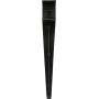 Shepherd Hardware 16'' Adjustable Fit Table Clamp Legs, Raw Finish