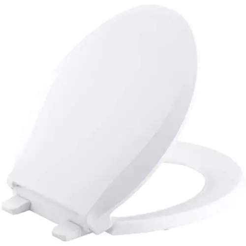 Kohler K-4639-0 Cachet Round White Toilet Seat, with Grip-Tight Bumpers, Quiet-Close Seat, Quick-Release Hinges, Quick-Attach Hardware, Toilet Seat Kohler K-4639-0 Cachet Round White Toilet Seat, with Grip-Tight Bumpers, Quiet-Close Seat, Quick-Release Hinges, Quick-Attach Hardware, Toilet Seat