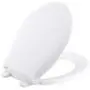 Kohler K-4639-0 Cachet Round White Toilet Seat, with Grip-Tight Bumpers, Quiet-Close Seat, Quick-Release Hinges, Quick-Attach Hardware, Toilet Seat Kohler K-4639-0 Cachet Round White Toilet Seat, with Grip-Tight Bumpers, Quiet-Close Seat, Quick-Release Hinges, Quick-Attach Hardware, Toilet Seat