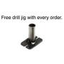 Sheppard Brackets - Floating Shelf Bracket (46 inch) - Heavy Duty - Metal Commercial Grade - Hidden Hardware for Decorative Wall Shelves.