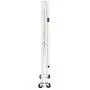 Origami Rack 3 Tier Foldable Storage Rolling Cart Metal Wire Organizer Shelves | Small Portable Pre-Assembled with wheels | 29'' W x 13'' D x 35.5'' H | R3 Series White