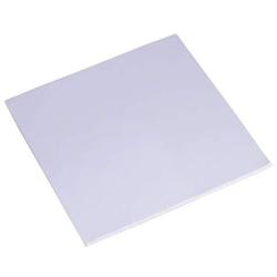 Zer one 100x100x2.0mm CPU Thermal Pad, Silicon Thermal Conductivity Sheet Insulation Paste Gap Filler Heatsink Cooling Pads(Grey)