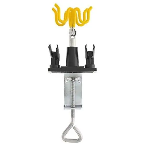 Master Airbrush® Brand Universal Clamp-on Airbrush Holder. Holds up to 4 Airbrushes and All Brands, Master, Iwata, Paasche, Badger, Grex and Generics