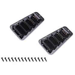 R/C Scale Accessories : Metal Fender Vent (Style B) for Traxxas TRX-4 Land Rover Defender D90 D110-1Pr Set Black