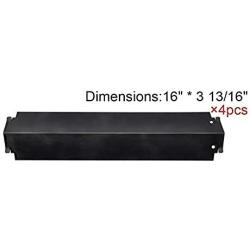 Replace parts Porcelain Steel Heat Plate Replacement for Select Gas Grill Models, Charbroil and Others,(16'' X 3 13/16'')