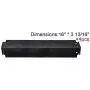Replace parts Porcelain Steel Heat Plate Replacement for Select Gas Grill Models, Charbroil and Others,(16'' X 3 13/16'') Replace parts Porcelain Steel Heat Plate Replacement for Select Gas Grill Models, Charbroil and Others,(16'' X 3 13/16'')