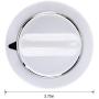 AMI PARTS WE1M654 Timer Knob with Metal Ring for General Electric Dryer & Hotpoint Dryers - Replaces AP3995098 WE01M0443 WE1M443(1PC)