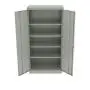 Tennsco 7218-LGY 24 Gauge Steel Standard Welded Storage Cabinet, 4 Shelves, 150 lbs Capacity per Shelf, 36'' Width x 72'' Height x 18'' Depth, Light Grey