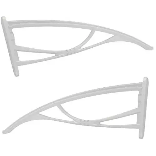 ADVANING DA5531-PWS1N PN Series, Top Quality Crystal Polycarbonate Door/Window Awning Ideal for Rain, Snow and UV Protection, 55''W x 31''D, Clear/White Brackets ADVANING DA5531-PWS1N PN Series, Top Quality Crystal Polycarbonate Door/Window Awning Ideal for Rain, Snow and UV Protection, 55''W x 31''D, Clear/White Brackets