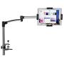 LEVO Deluxe Table Clamp for All Best Tablet PCs, iPads, iPad Mini, New iPad Pro, Galaxy, Nexus, Xoom, Surface Pro, Miix, Nook, Fire, and Other Tablets and e Readers Gunmetal Color - G2
