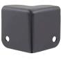 MIYAKO USA 8 Pack - 1.5'' Cabinets Speaker Corners Protector Black Squared Metal for Front of PA/DJ (21-812)
