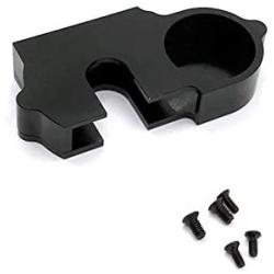 SONPP Metal Reduction Gear Cover for Wltoys 124018 124019 1/12 RC Car Upgrade Parts Accessories,Black