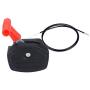 Fuerdi Universal Switch Lever Control Handle & 56'' Throttle Cable Kit for Lawnmower Lawn Mower Parts Mayitr Garden Tools