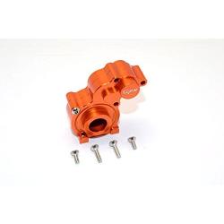 Axial SMT10 Grave Digger (AX90055) Upgrade Parts Aluminum Center Transmission Case - 1 Set Orange