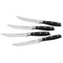 Messermeister Avanta 4 Piece Fine-Edge Steak Knife Set - Black Handle