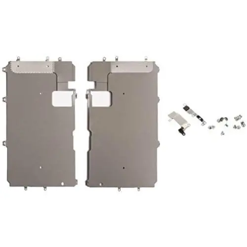 OEM Main Metal Back Shield Plate Cover Part + Metal Cover for Home Button Flex + Metal Cover for Ear Speaker + Screw Set for iPhone 7 Plus 5.5'' Model A1661, A1784, A1785 (All Carriers) OEM Main Metal Back Shield Plate Cover Part + Metal Cover for Home Button Flex + Metal Cover for Ear Speaker + Screw Set for iPhone 7 Plus 5.5'' Model A1661, A1784, A1785 (All Carriers)