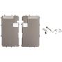 OEM Main Metal Back Shield Plate Cover Part + Metal Cover for Home Button Flex + Metal Cover for Ear Speaker + Screw Set for iPhone 7 Plus 5.5'' Model A1661, A1784, A1785 (All Carriers)
