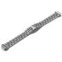 Shangpule Compatible for Fitbit Inspire HR / Inspire 2 / Inspire Bands , Stainless Steel Metal Replacement Wrist Band for Fitbit Inspire Women Man Large Small (Silver)