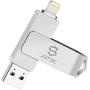Apple MFi Certified 128GB Photo-Stick-for-iPhone-Storage iPhone-Memory iPhone USB for Photos iPhone USB Flash Drive Memory for iPad External iPhone Storage iPhone Thumb Drive for iPad Photo Stick