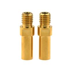 Yaruijia Titanium Alloy Bolt V Brake Bosses Post Ultralight M8 M10 Pitch 1.25mm MTB BMX Bike Service Parts (M8x1.25mm, Gold)