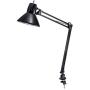 Bostitch Office VLF100 LED Swing Arm Desk Lamp with Clamp Mount, 36'' Reach, Includes LED Bulb,Black