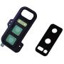 md0410 Replacement Compatible with Samsung Galaxy Note 8 Phone Model N950 - Blue Back Glass with Rear Camera Flash Lens Metal Frame Cover and Opening/Repair Tool