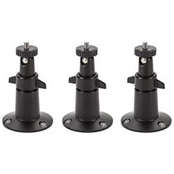 Wasserstein Adjustable Metal Wall Mount Compatible with Blink Outdoor & Blink XT2/XT Camera (3-Pack, Black)